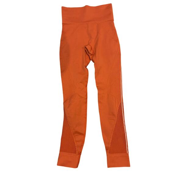 Tala Pants - TALA Seamless Leggings XS Burnt Orange Ribbed Sculpting Activewear Pants